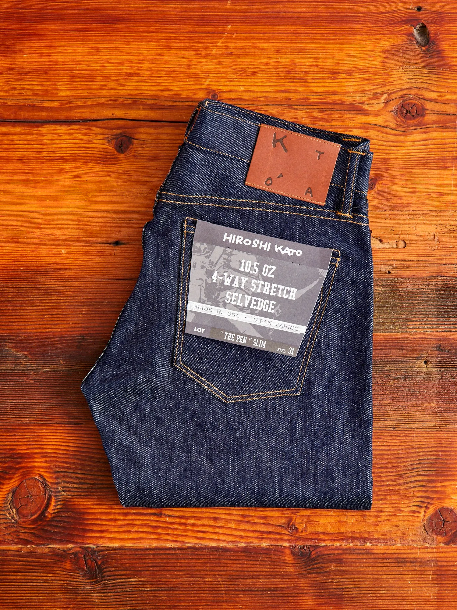 10.5oz Stretch Selvedge Denim - Pen Slim