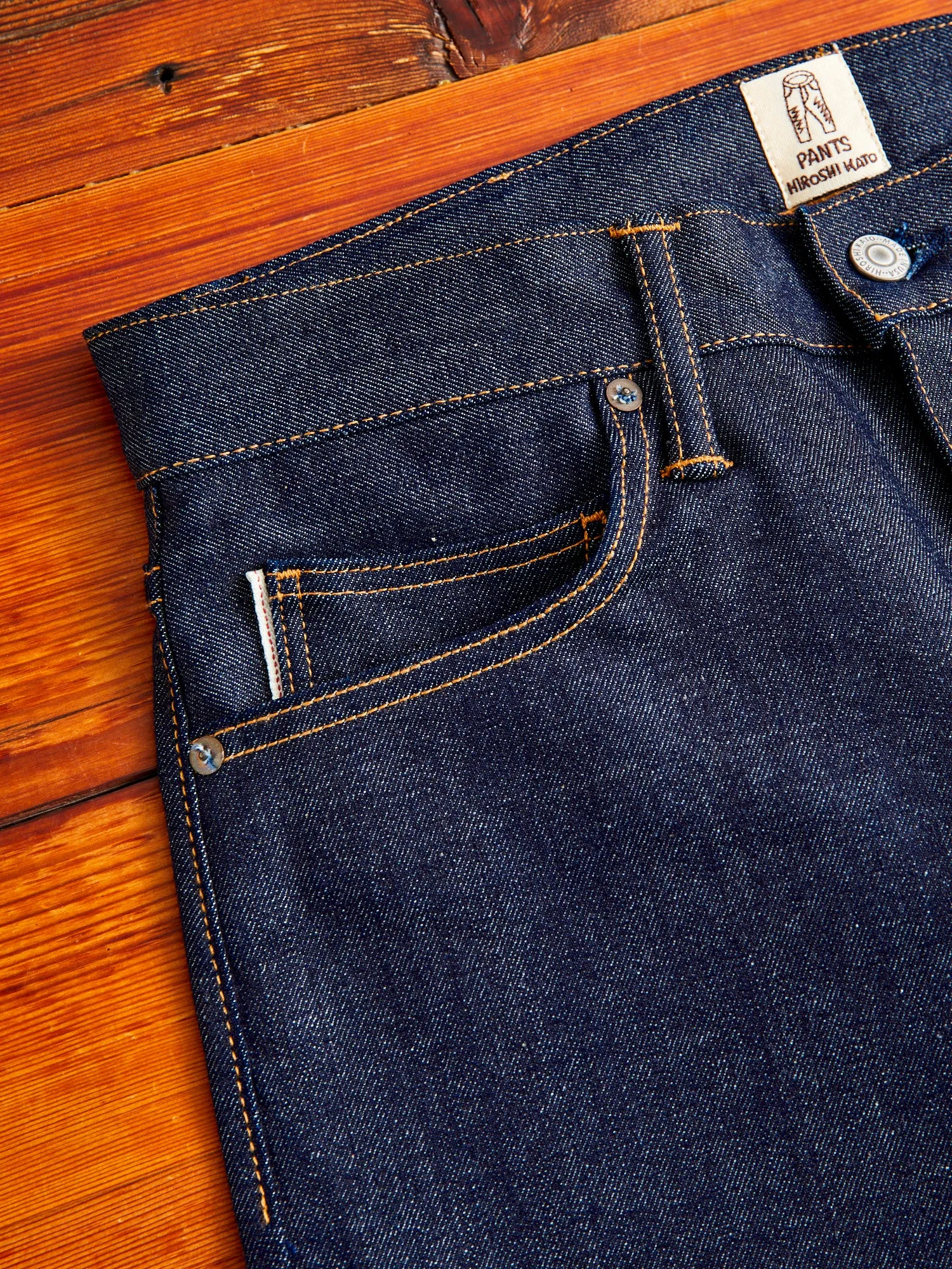 10.5oz Stretch Selvedge Denim - Pen Slim