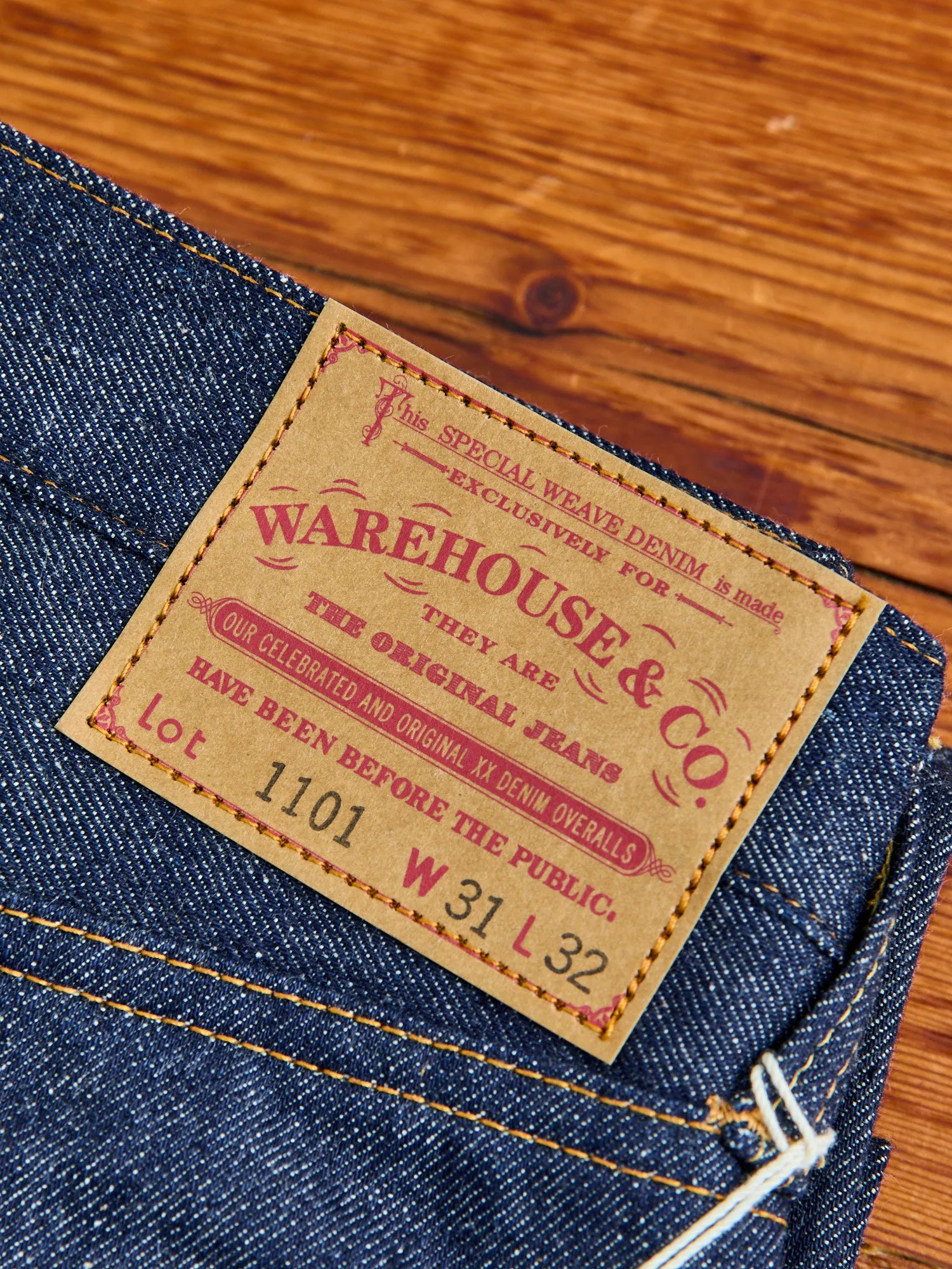 1101 "Big E 1970 Model" 13.75oz Unsanforized Selvedge Denim - Regular Straight