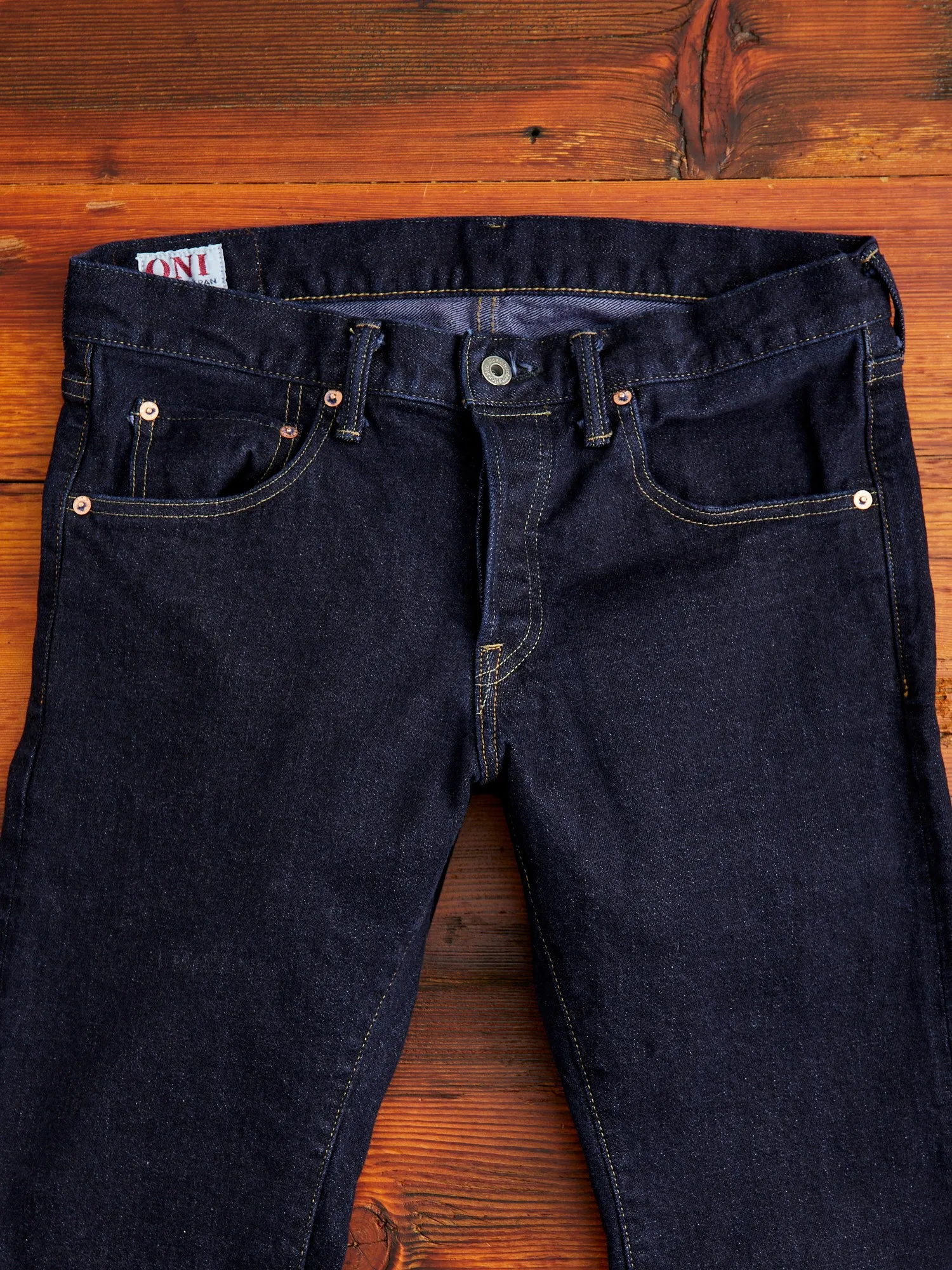 122S-VIOLET "Violet Weft Stretch" 15oz Stretch Selvedge Denim - Relaxed Tapered Fit