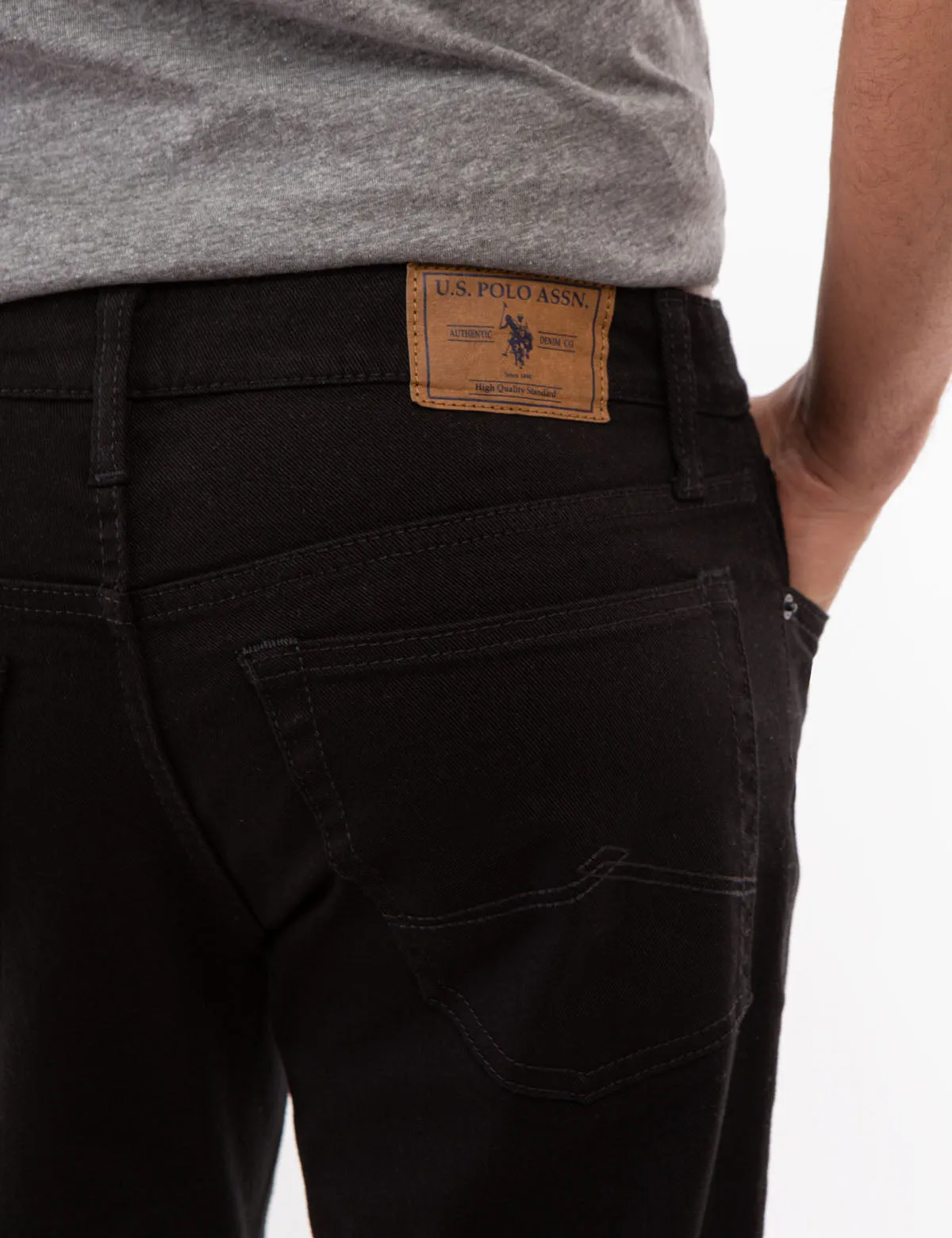 5 POCKET ATHLETIC FIT JEANS