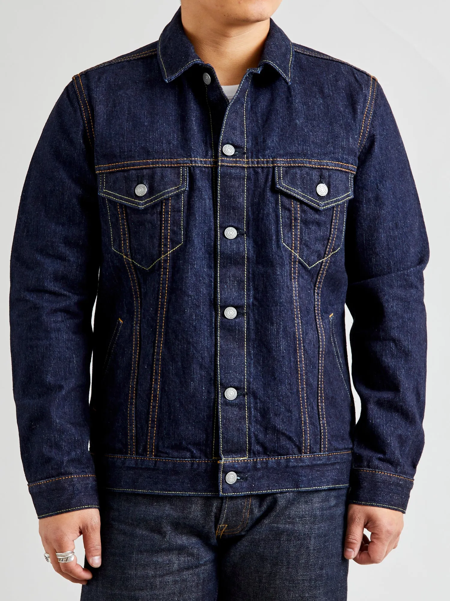 6114 14oz Type-3 Denim Jacket in Indigo