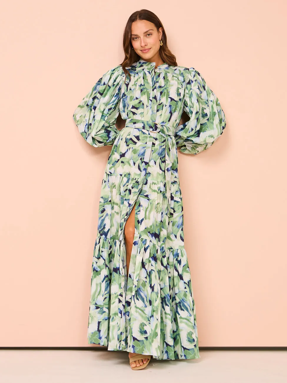 Acler Matthew Maxi Dress in Fresco Garden