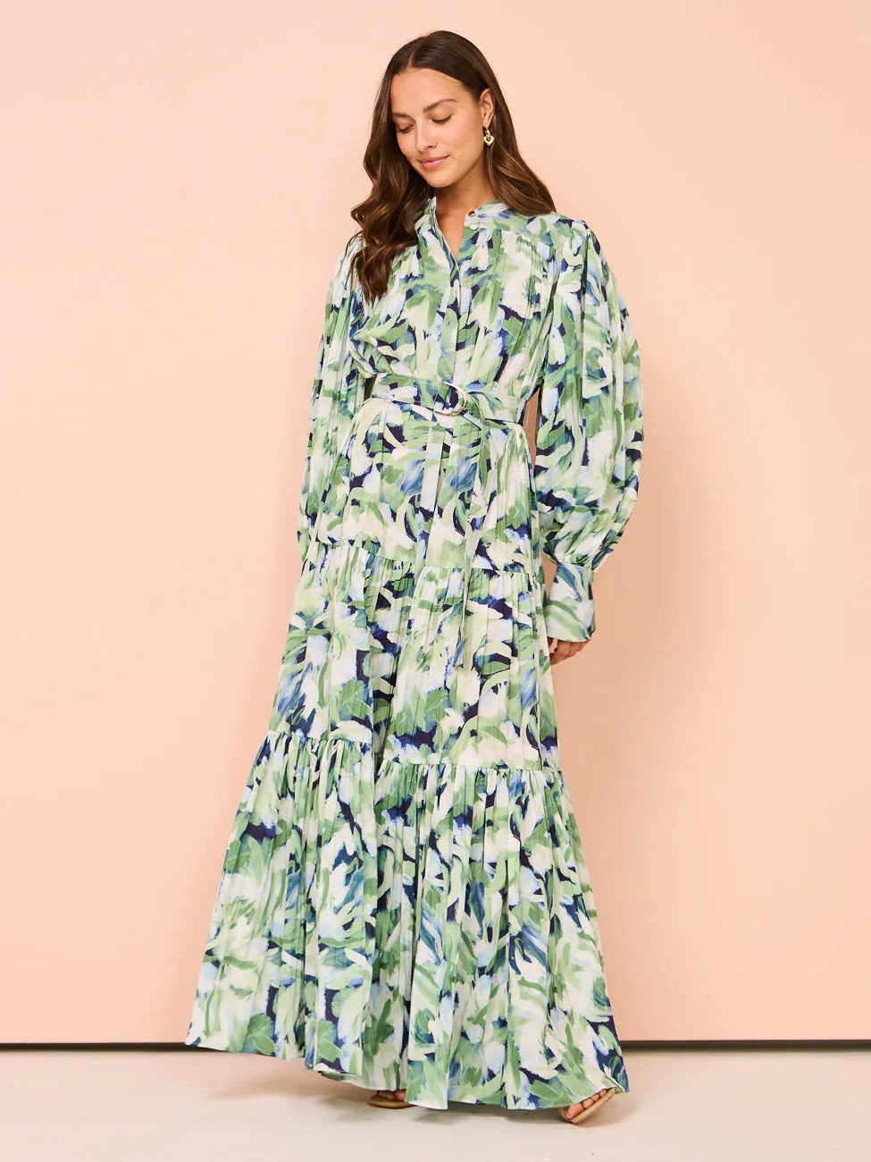 Acler Matthew Maxi Dress in Fresco Garden