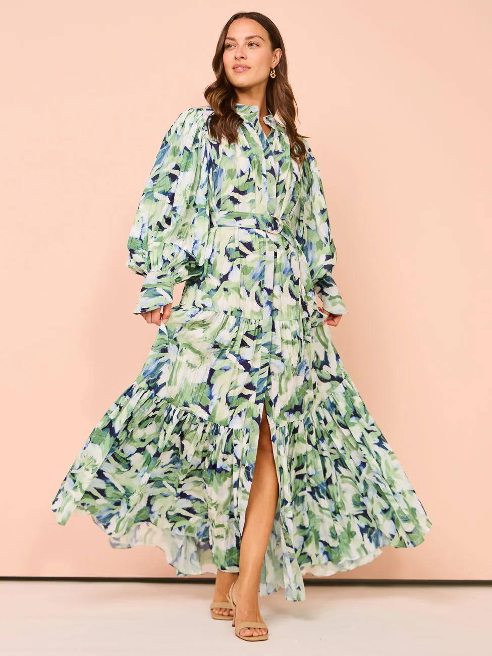 Acler Matthew Maxi Dress in Fresco Garden