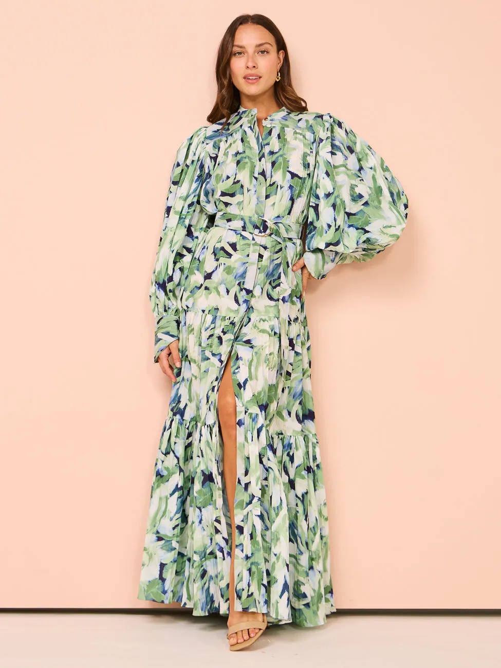 Acler Matthew Maxi Dress in Fresco Garden