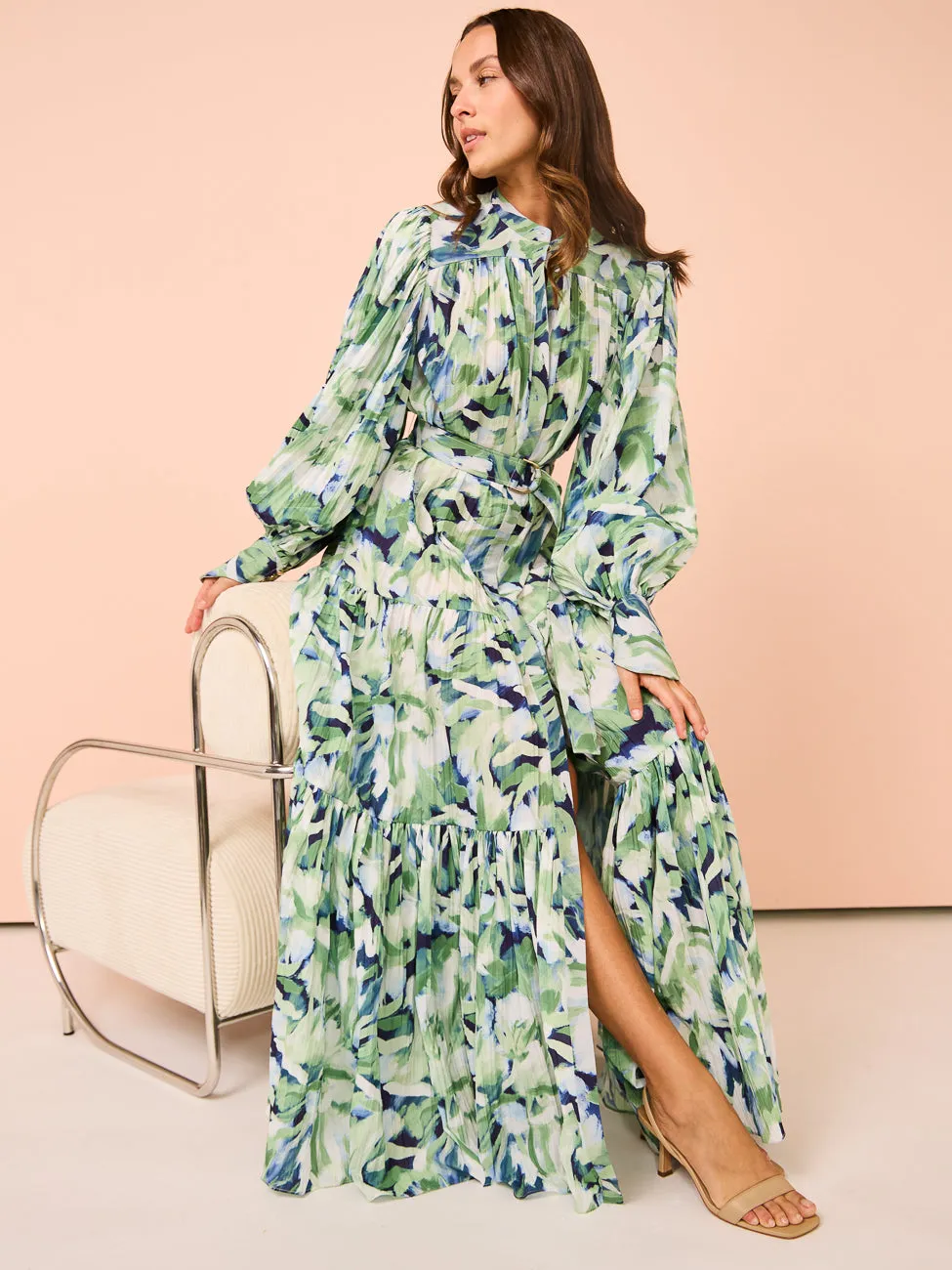 Acler Matthew Maxi Dress in Fresco Garden