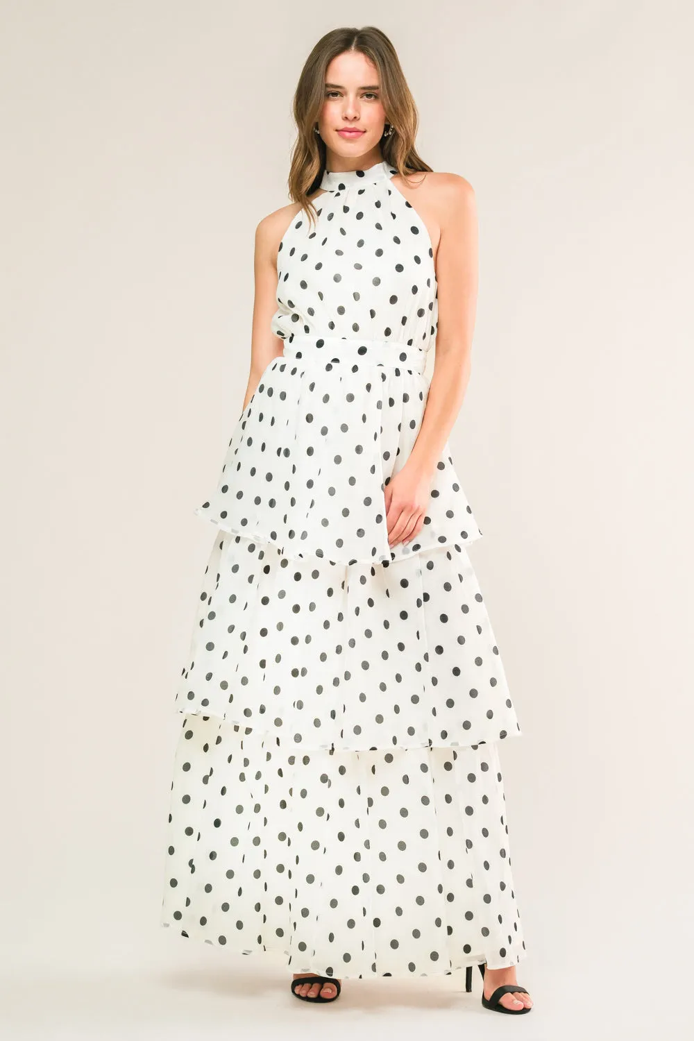 ALONG THE SHORELINE WOVEN MAXI DRESS