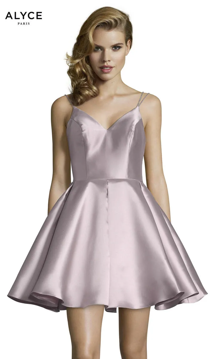 Alyce Paris A-Line Homecoming Dress 3764