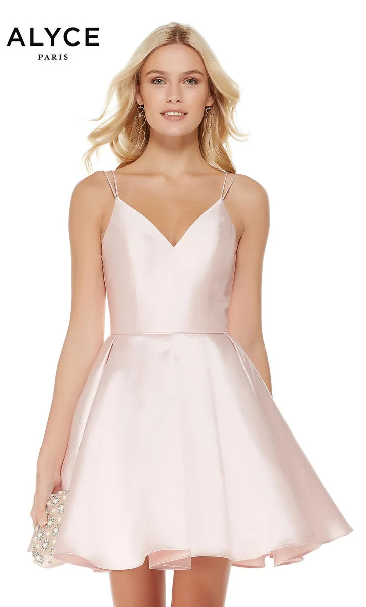 Alyce Paris A-Line Homecoming Dress 3764