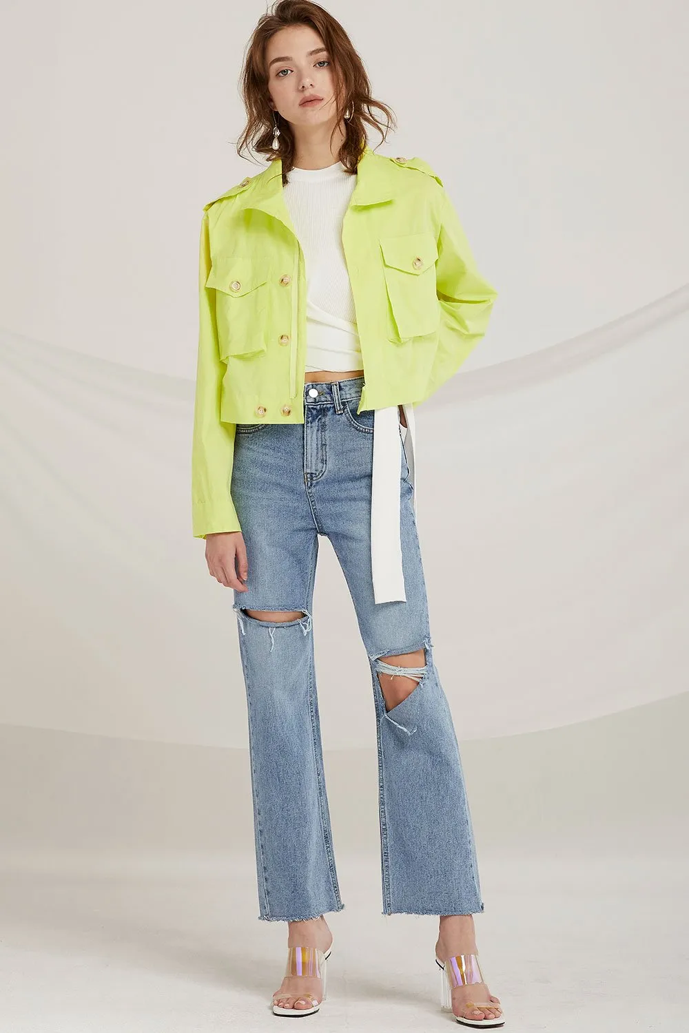 Amaia Utility Crop Jacket