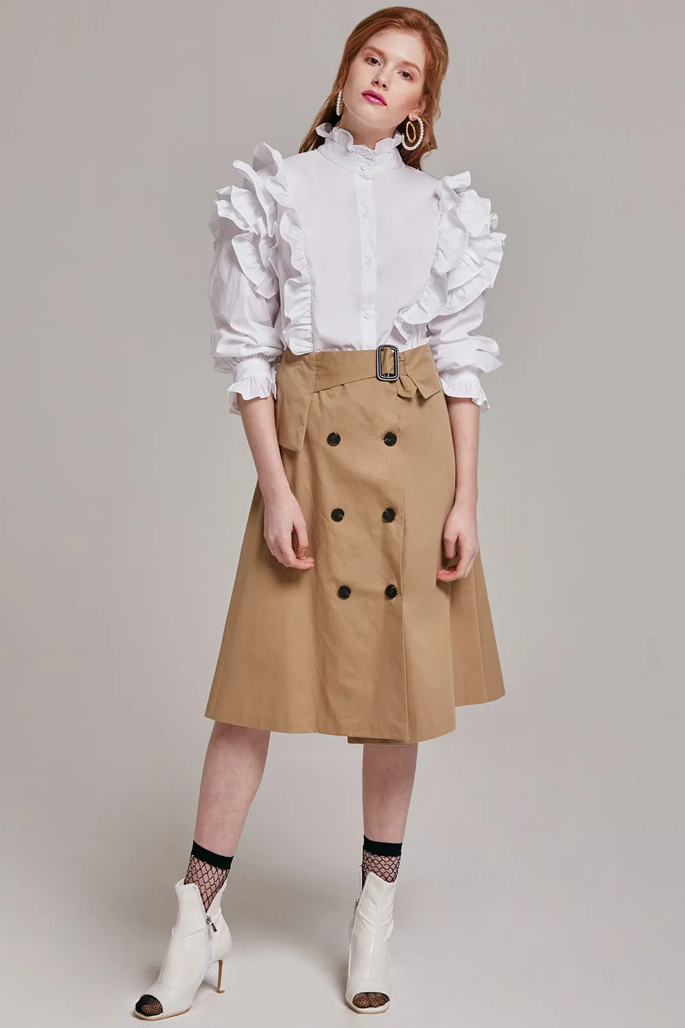 Amber Trench Skirt