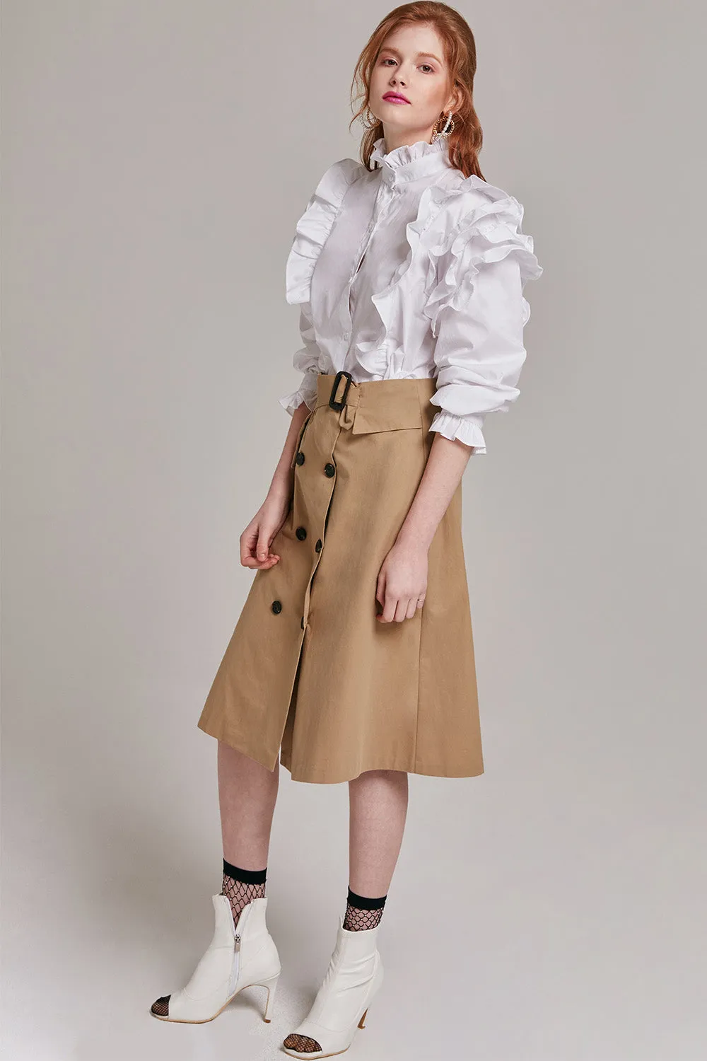 Amber Trench Skirt