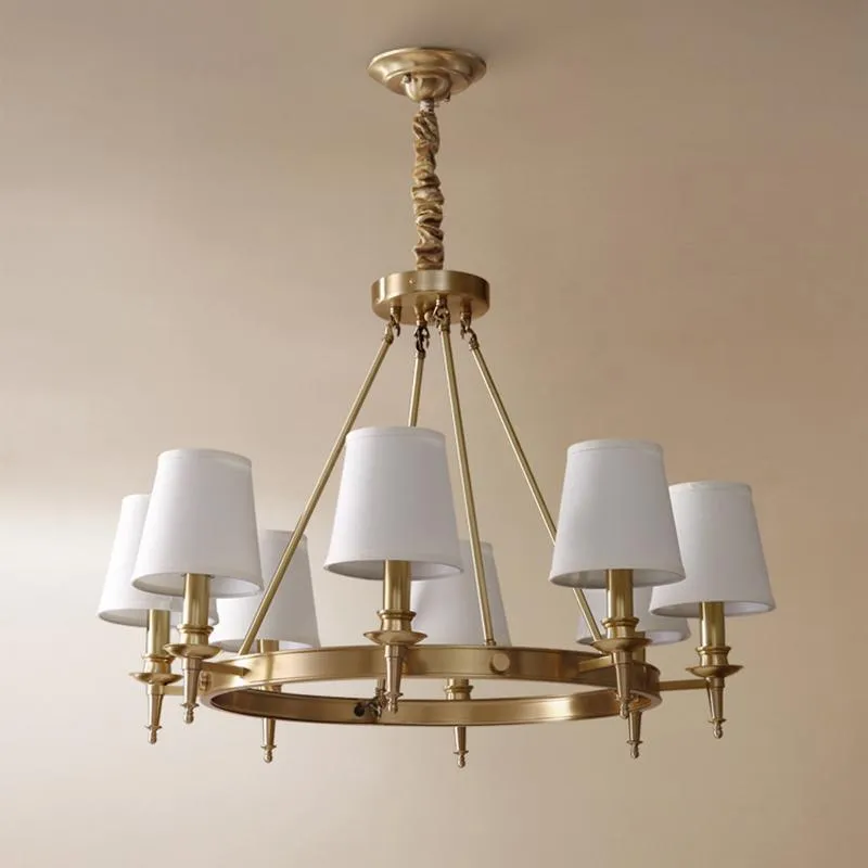 Antique Brass Chandelier