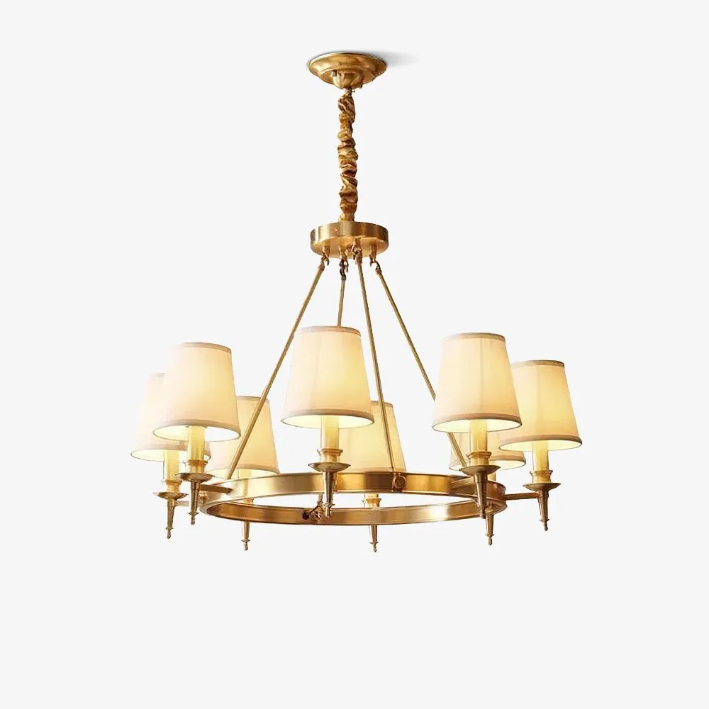 Antique Brass Chandelier