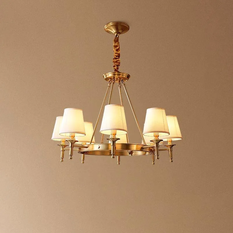 Antique Brass Chandelier