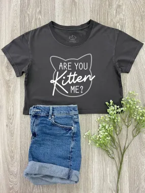 Are You Kitten Me? Annie Crop Tee