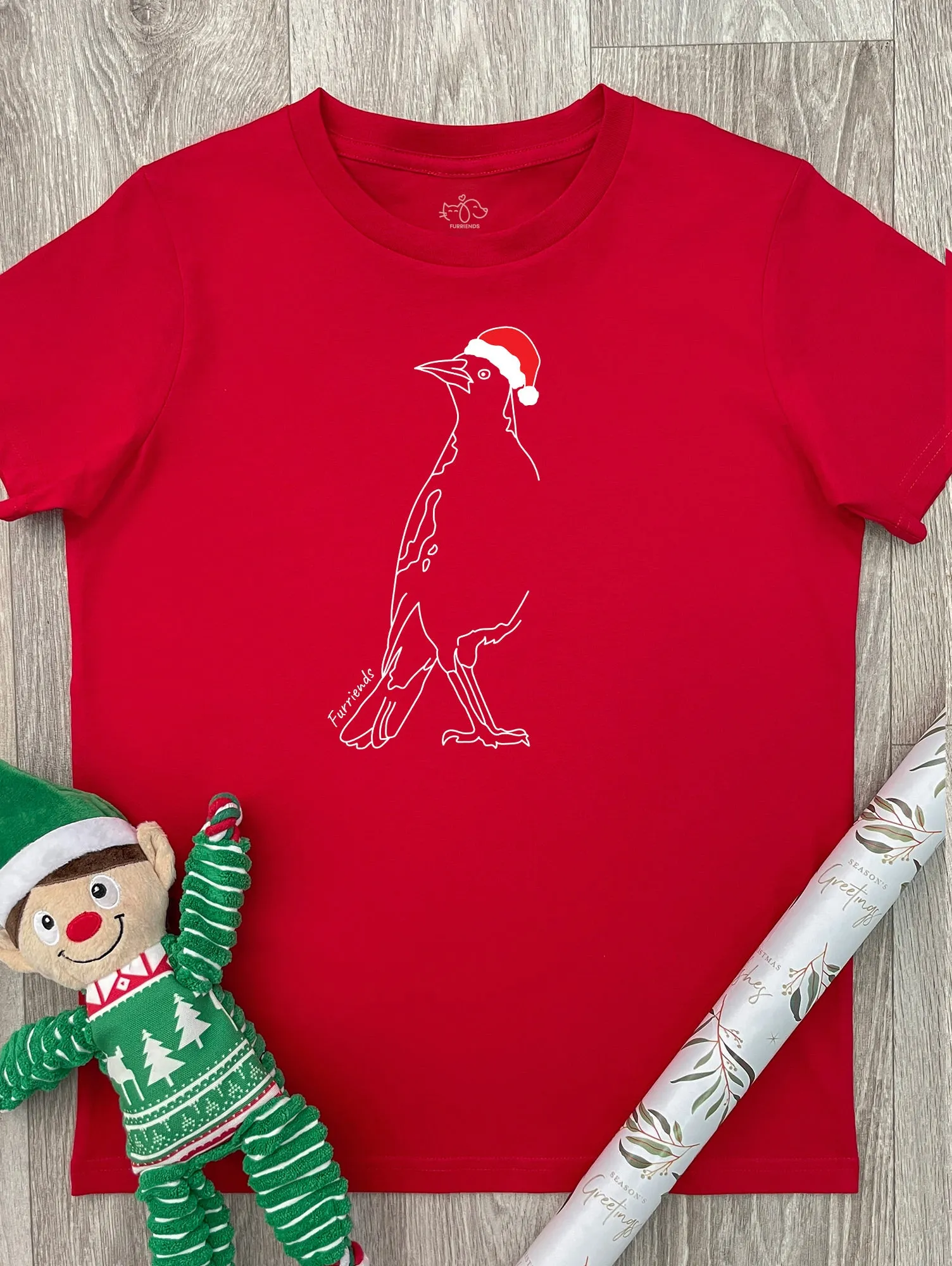 Australian Magpie - Christmas Edition Youth Tee