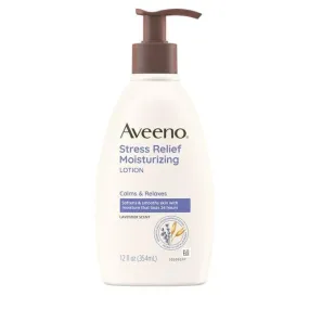 Aveeno Stress Relief Moisturizing Body Lotion with Lavender Scent - 12oz