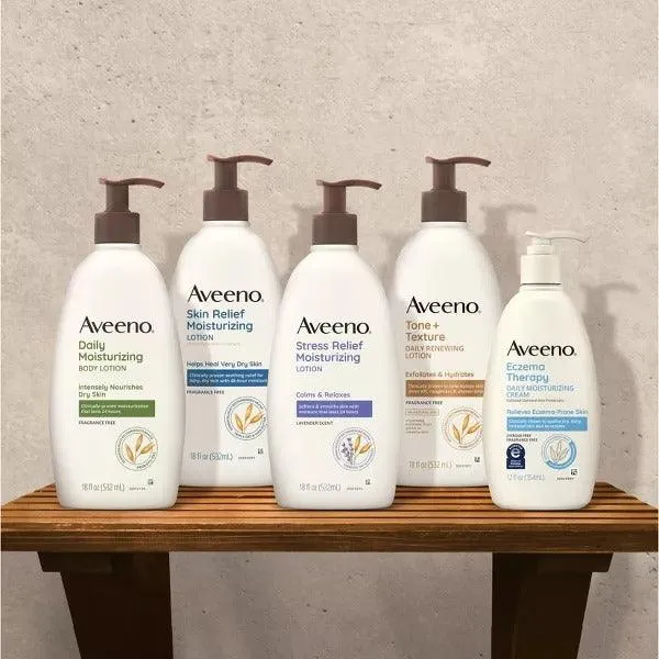 Aveeno Stress Relief Moisturizing Body Lotion with Lavender Scent - 12oz