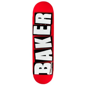 Baker Brand Logo Deck-8.12 Red/White