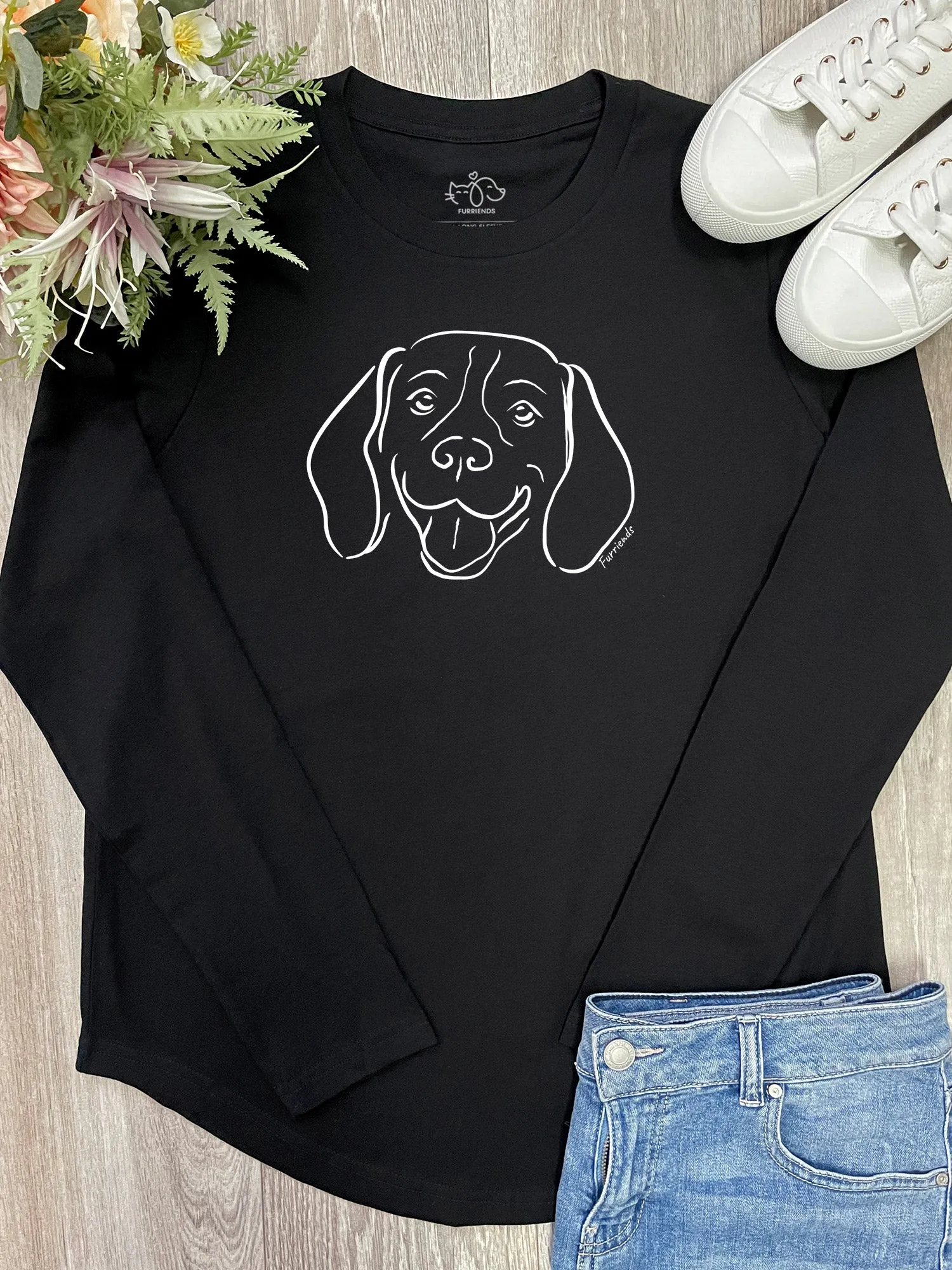 Beagle Olivia Long Sleeve Tee