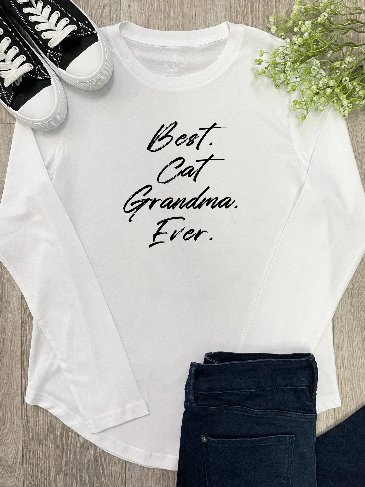 Best. Cat Grandma. Ever. Olivia Long Sleeve Tee