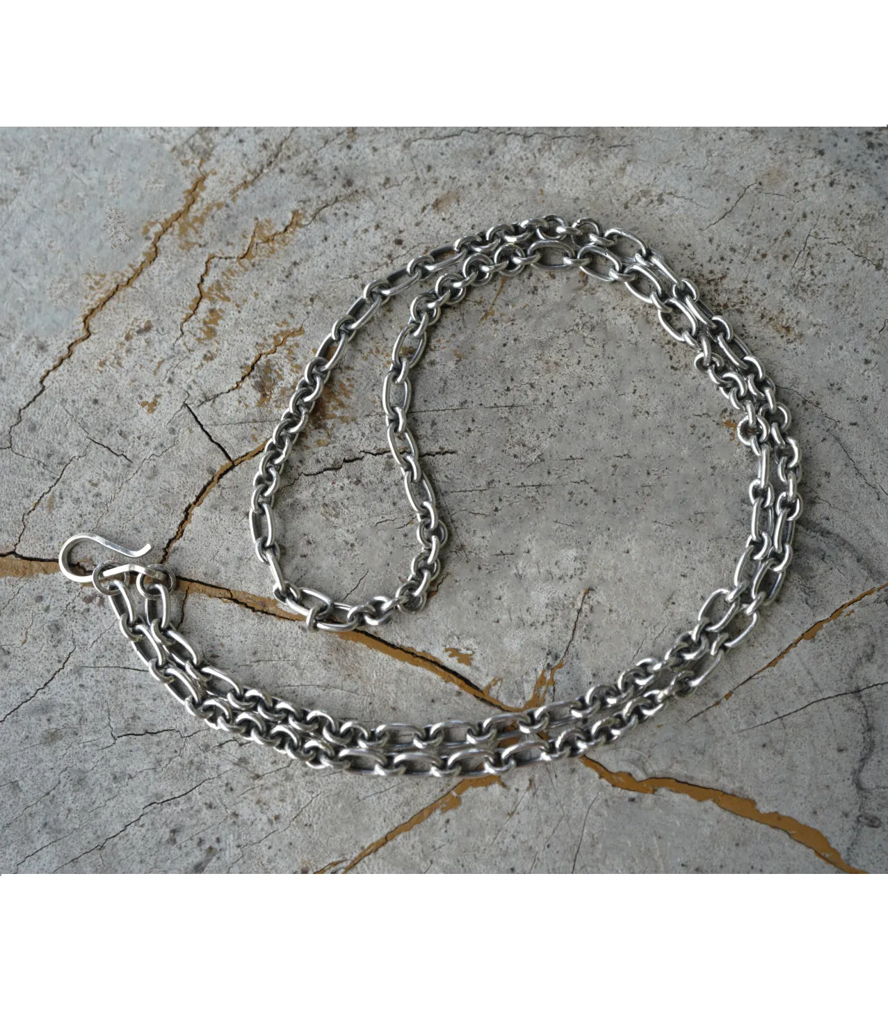 Birdlink chain - sterling silver