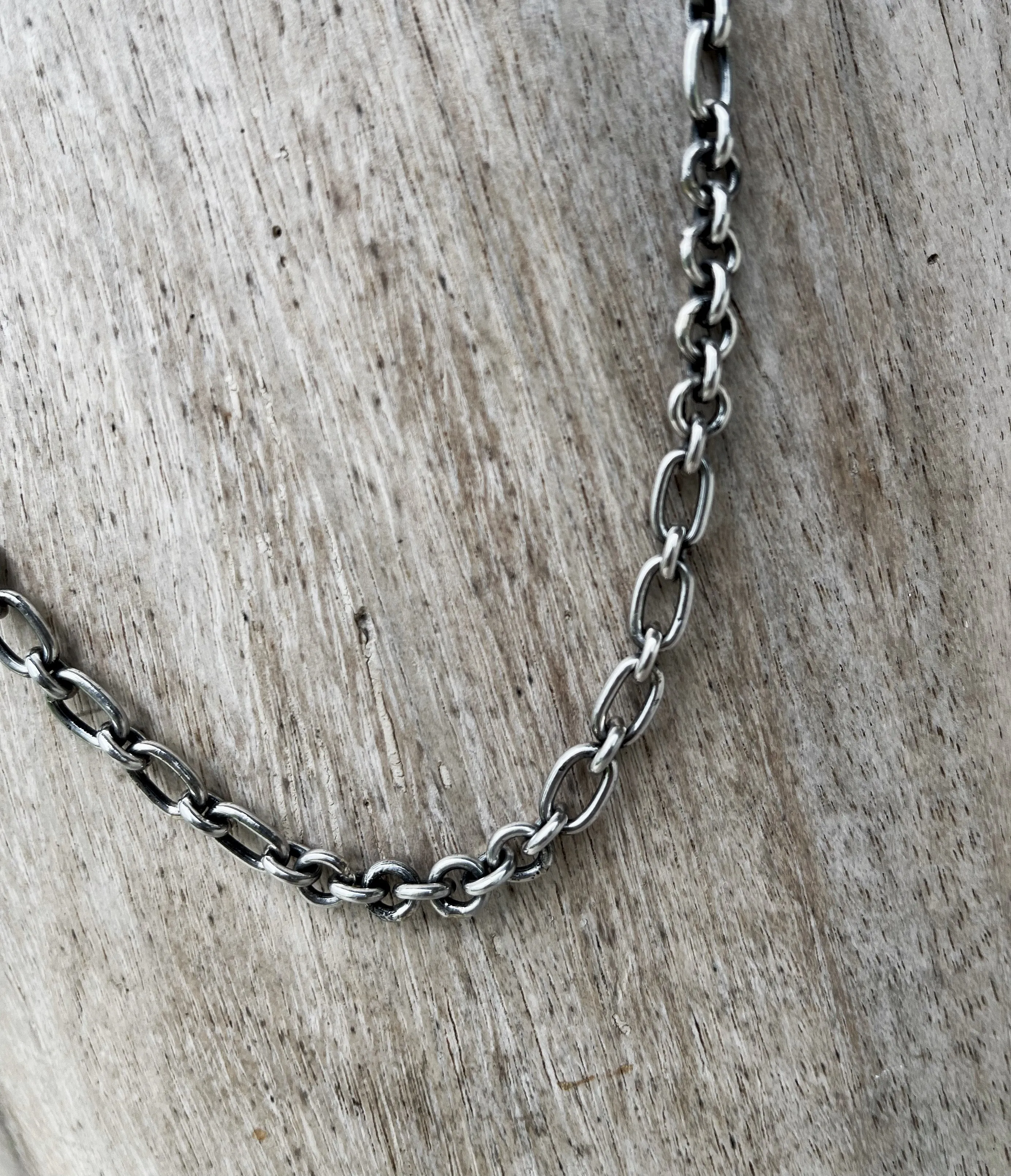 Birdlink chain - sterling silver