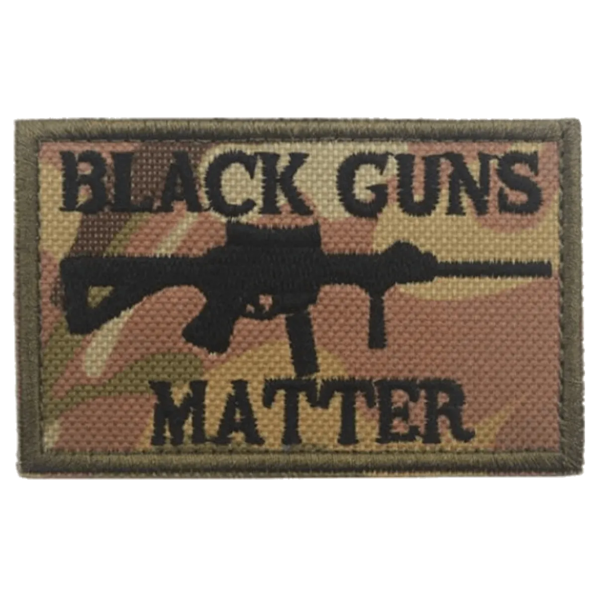 Black Guns Matter Patch, 5cm x 8cm