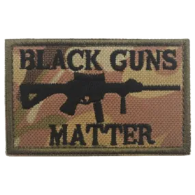 Black Guns Matter Patch, 5cm x 8cm