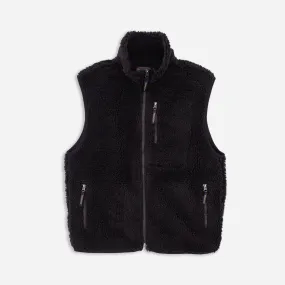 BOA SHERPA FLEECE VEST - BLACK HARDING