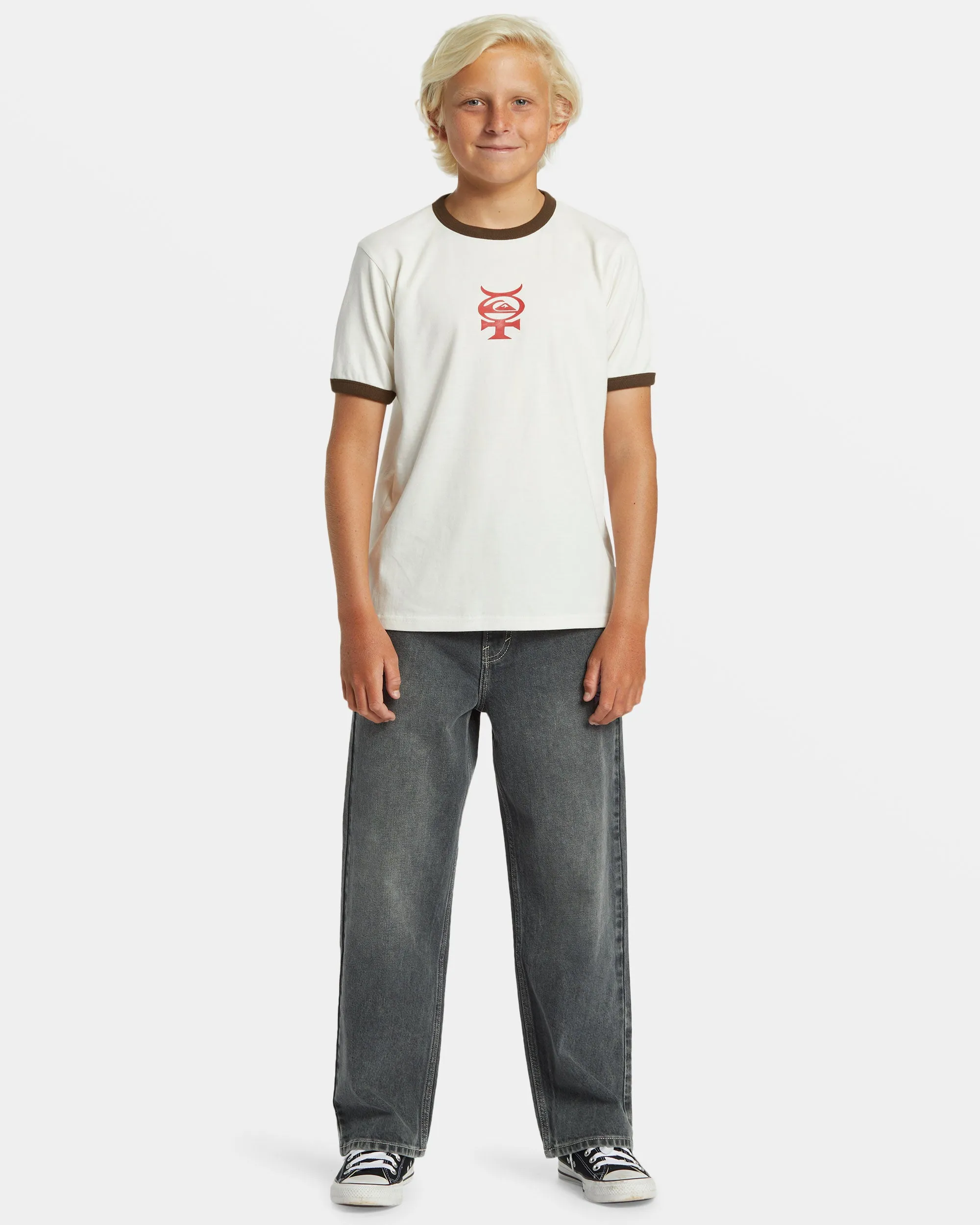 Boys 8-16 Mercury Ringer T-Shirt - Snow White