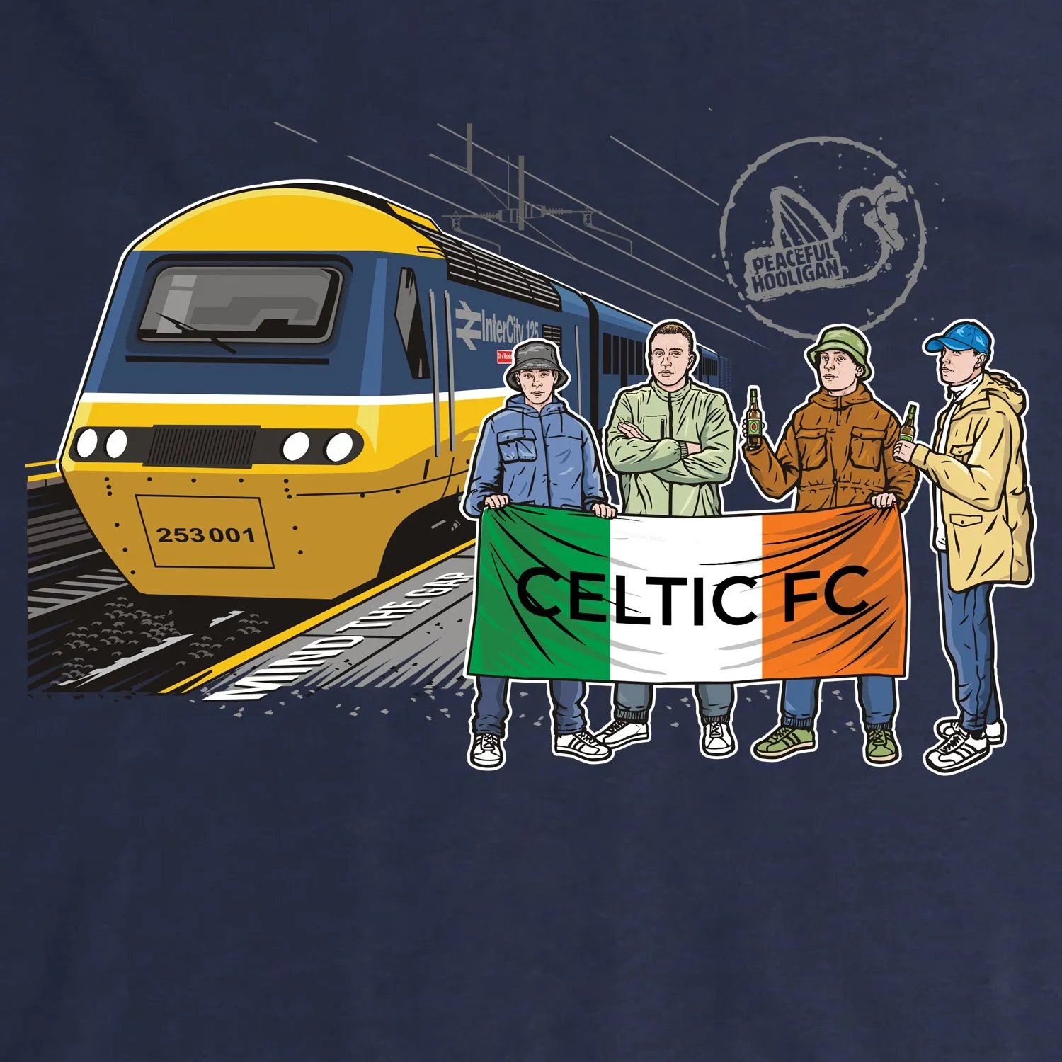 Celtic Excursions T-Shirt Navy