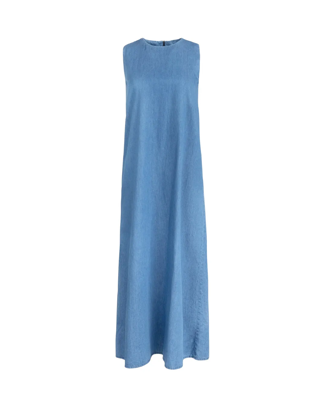 Chambray Maxi Length Dress