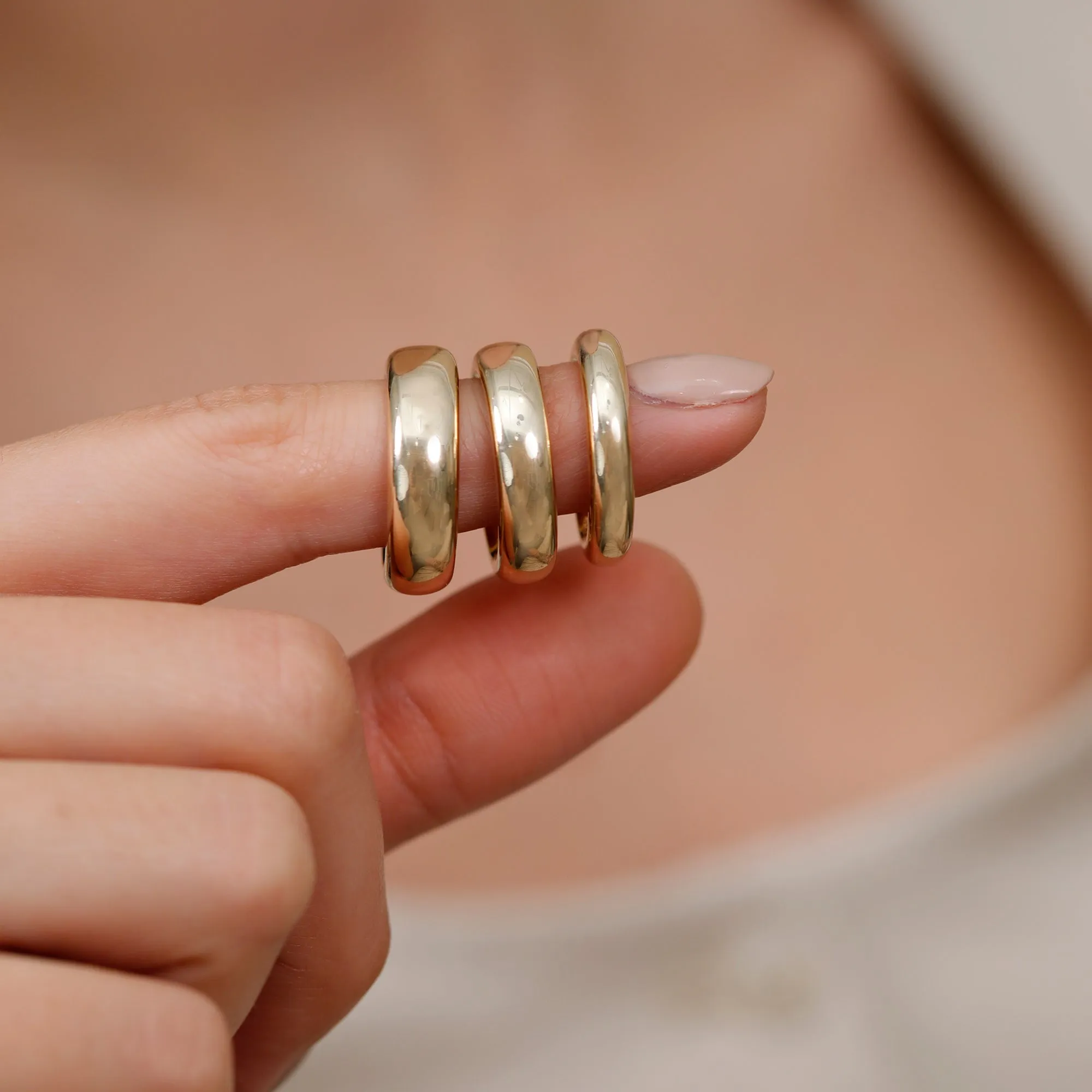 Chunky Dome Ring - 5.5 mm, Beth