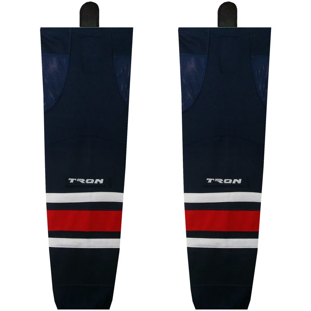 Columbus Blue Jackets Hockey Socks - TronX SK300 NHL Team Dry Fit