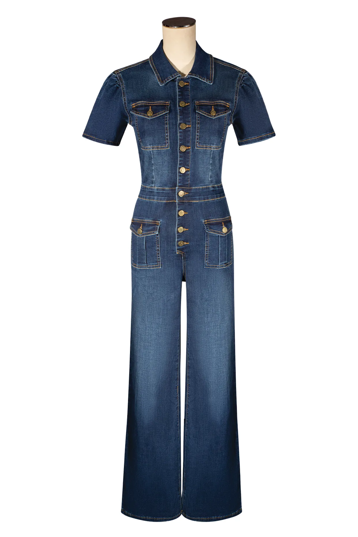 Daytona Jumpsuit (Blue Denim)