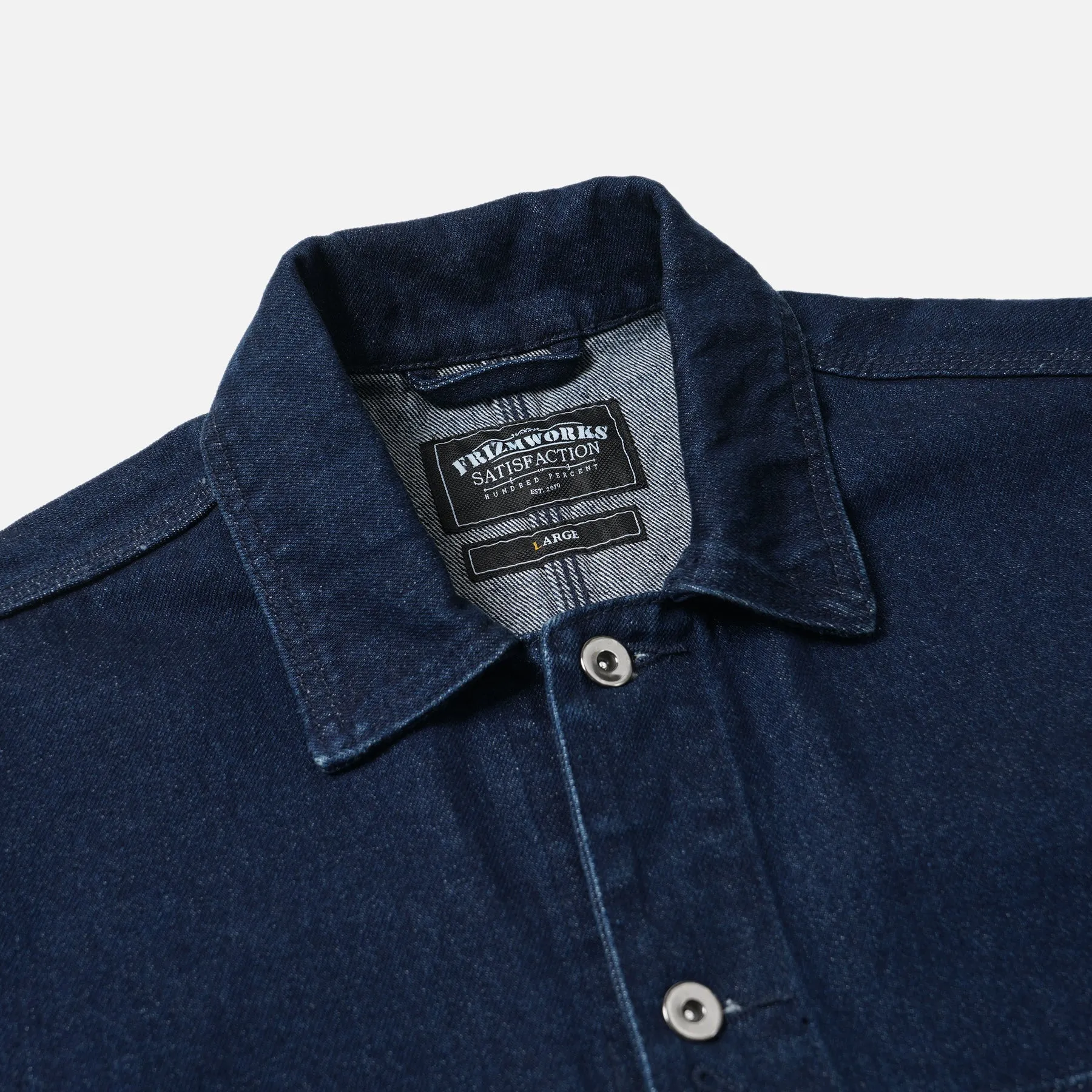 DENIM CHORE JACKET - INDIGO