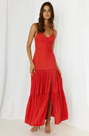 Dixie Maxi Dress in Fire