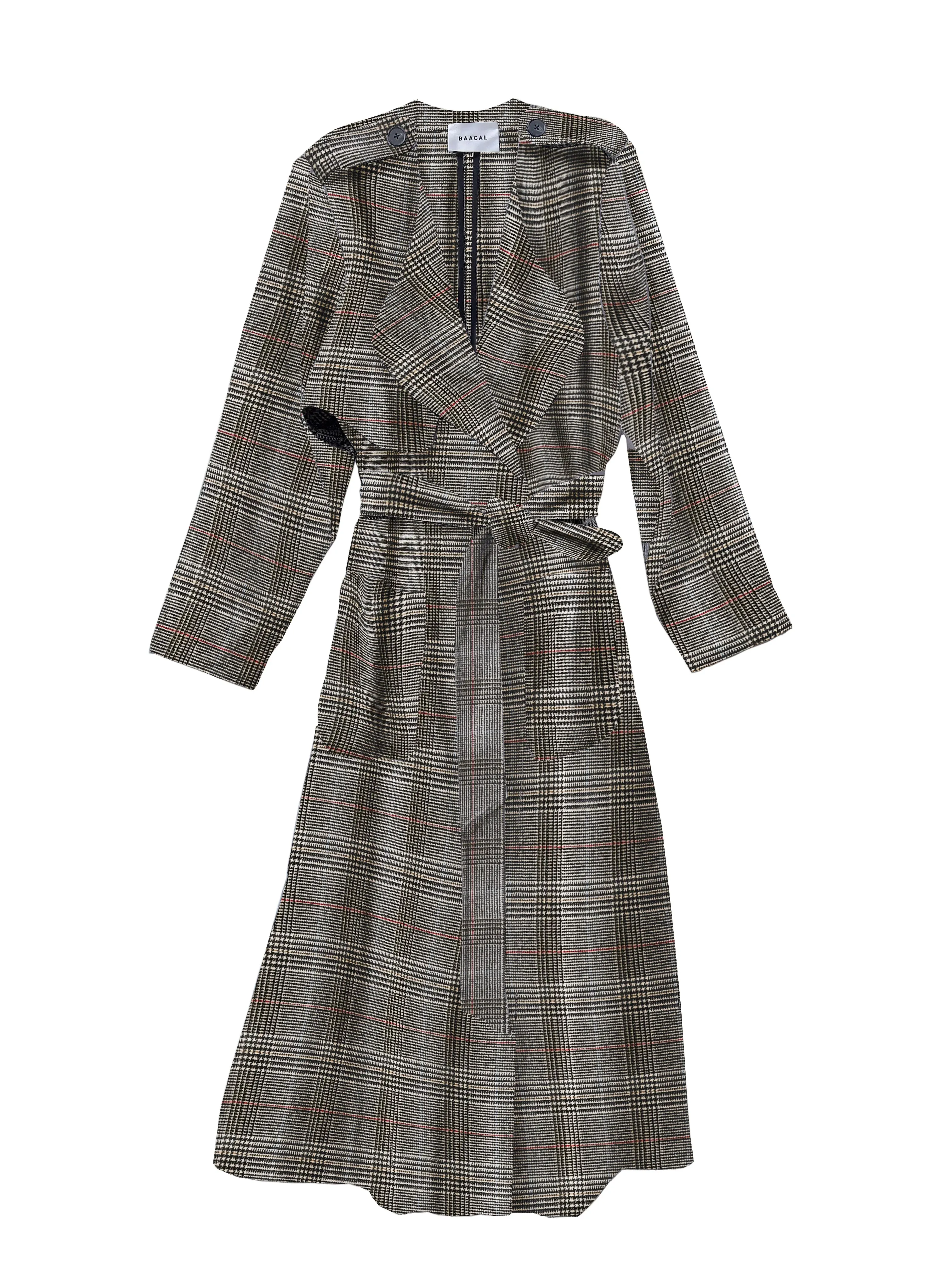 Ele Soft Trench - Manhattan Plaid - BAACALxBECCA