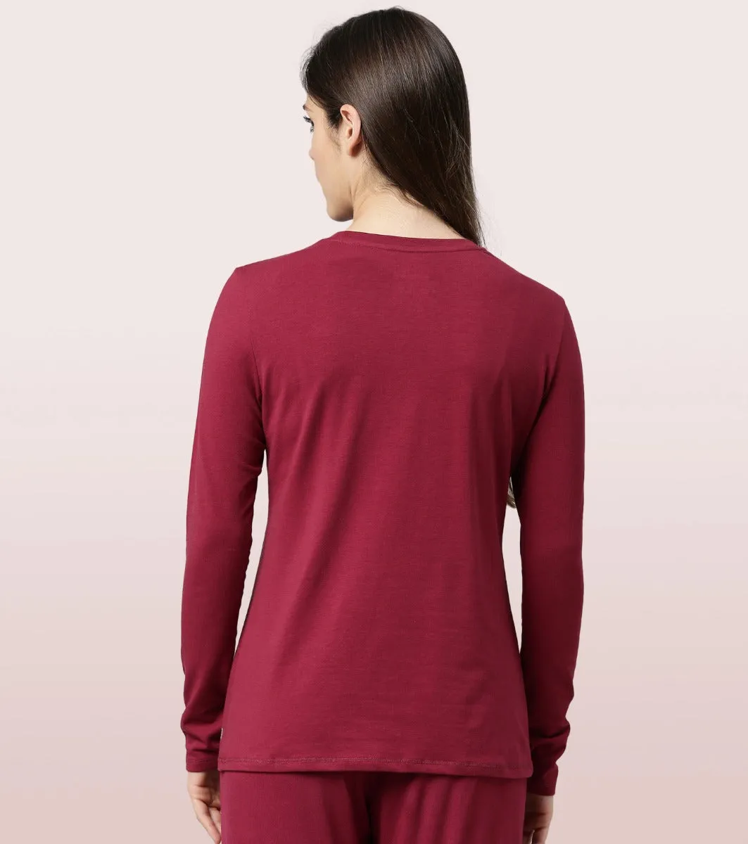 Essentials Cotton Long Sleeve Crew Tee