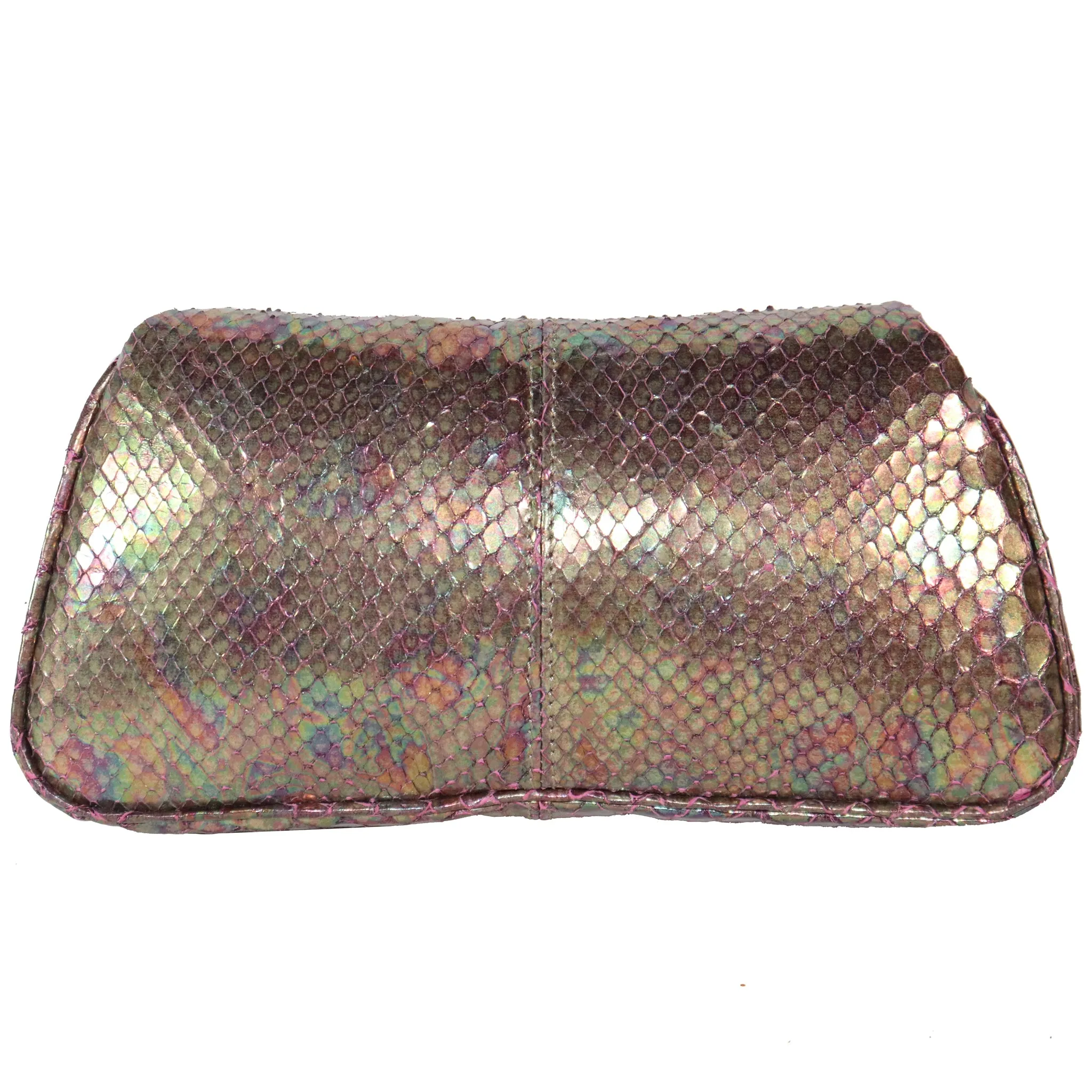 Fendi Snake Skin Clutch Handbag