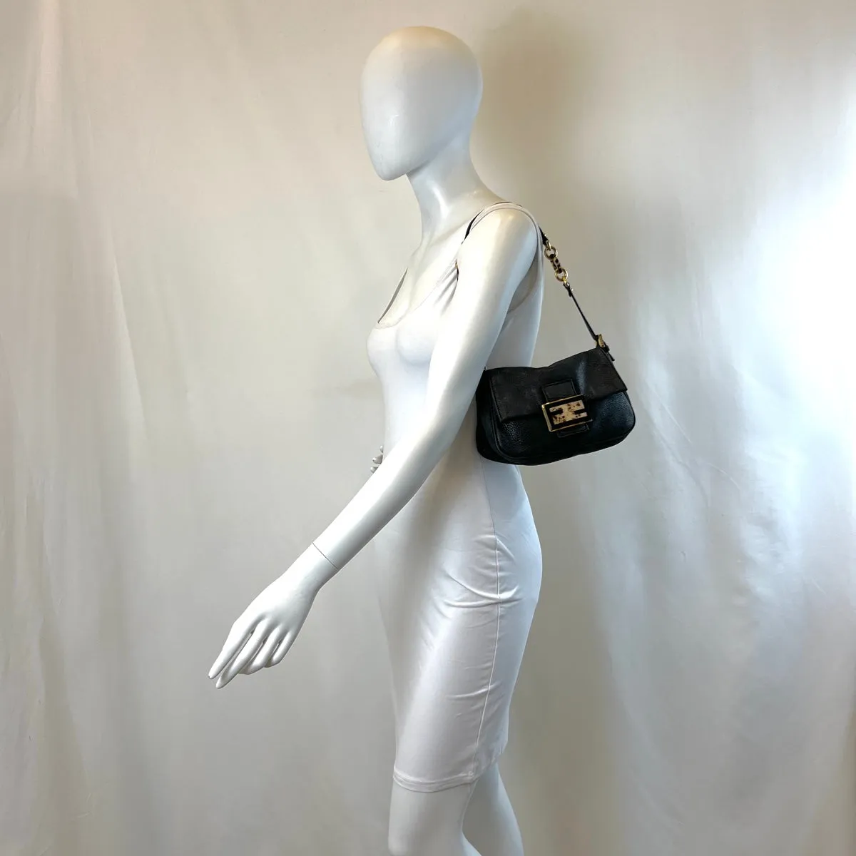 Fendi Vintage Mini Mama Baguette Handle Bag