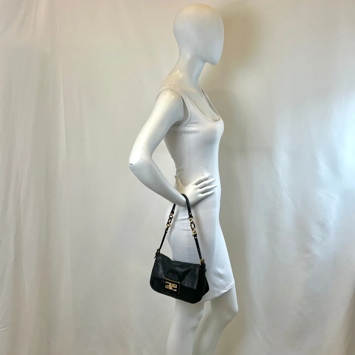 Fendi Vintage Mini Mama Baguette Handle Bag