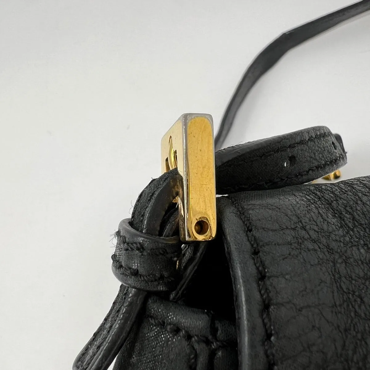 Fendi Vintage Mini Mama Baguette Handle Bag