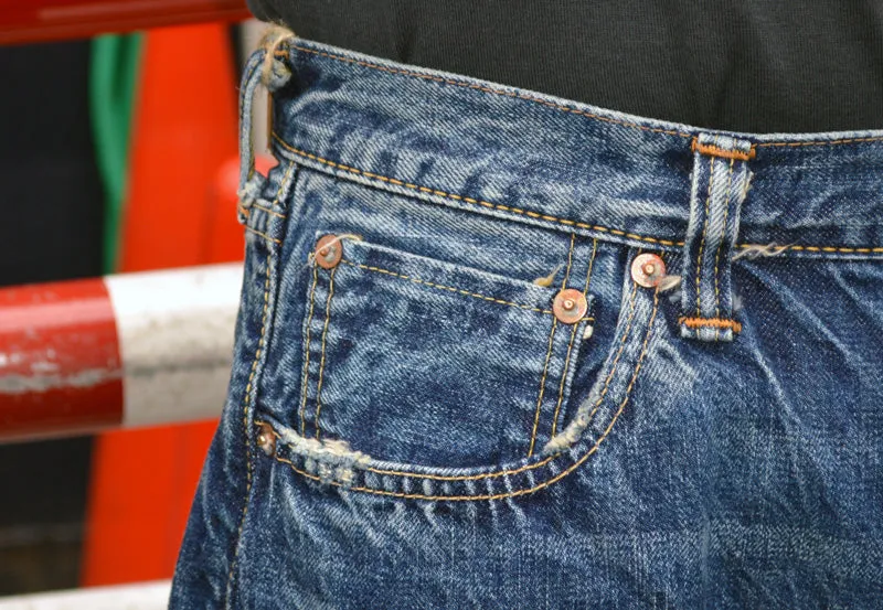 FULL COUNT "1341-0105" Dartford Wide Denim