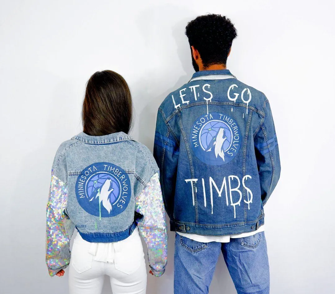 'GO TIMBS' DENIM JACKET - WOMEN