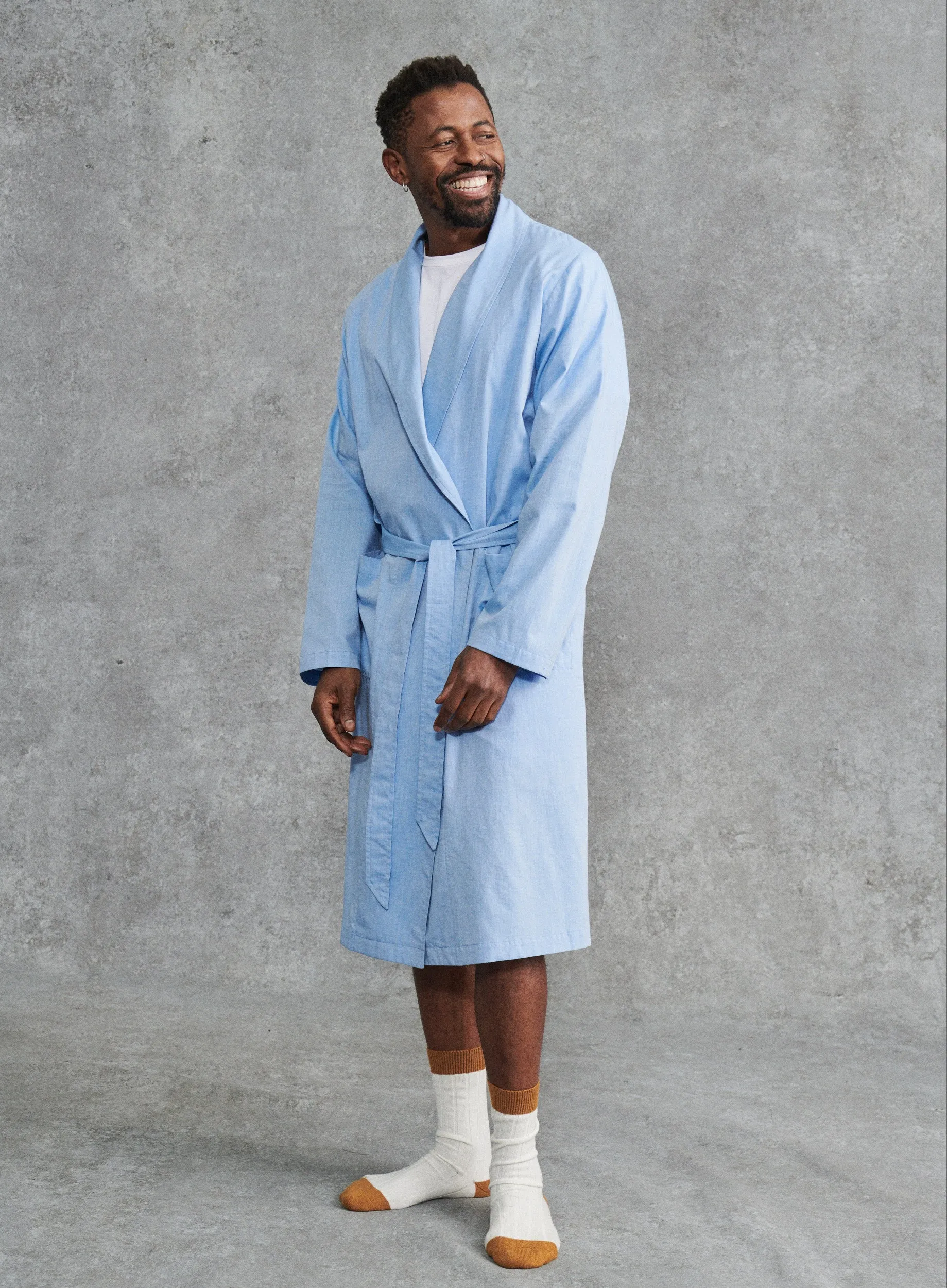 H H Cotton Cashmere Robe