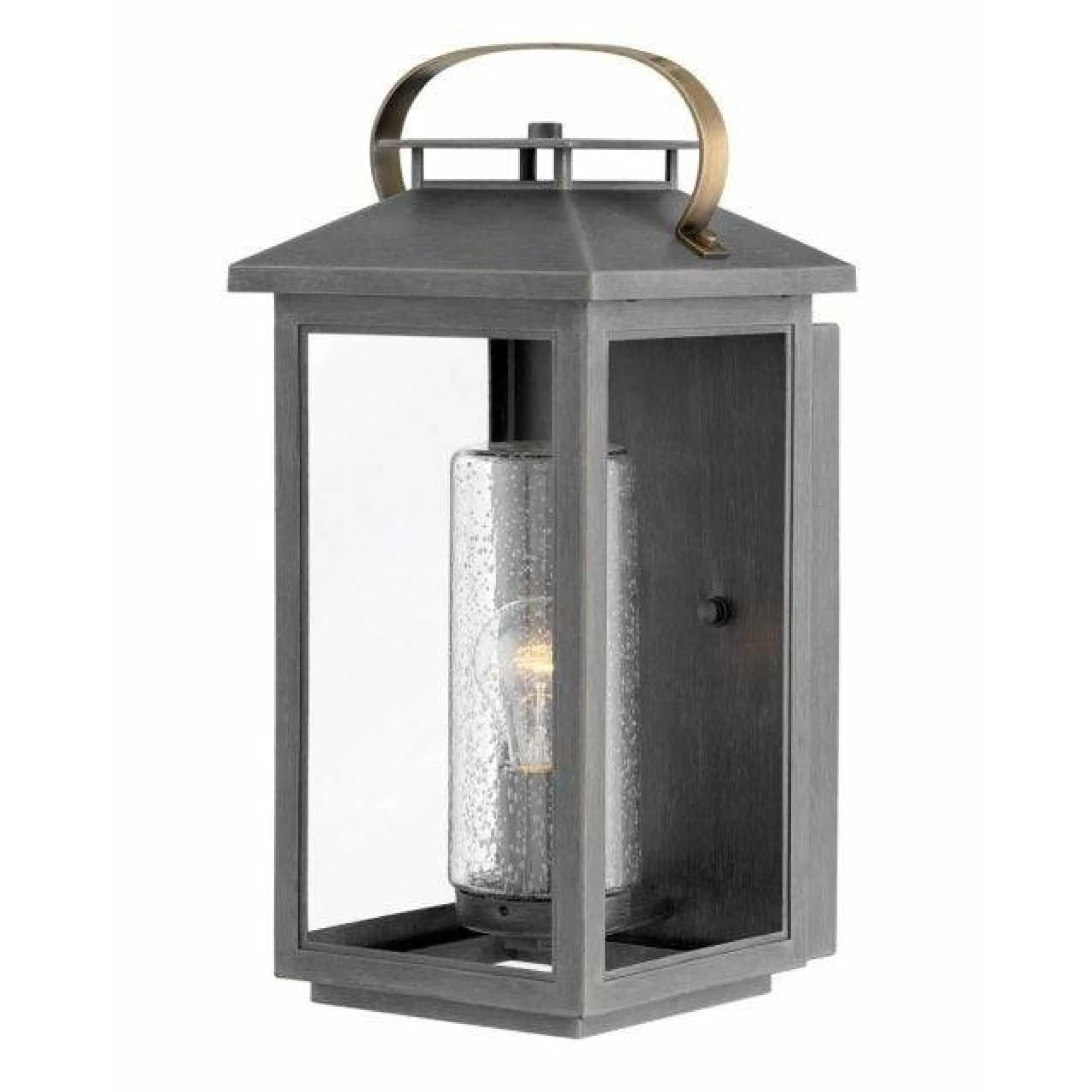 Hatteras Coastal Outdoor Wall Lantern - Medium 17.5" - LED - Ash Bronze